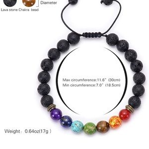 Yoga Aromatherapy Essential Natural Stone Evil Eye Bracelet